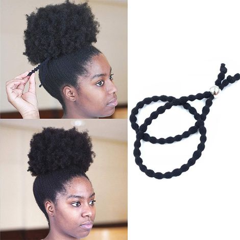 Longue Bandeau Réglable Coussiné pour Cheveux Épais Bouclés Tressés Crépus Naturels Femmes