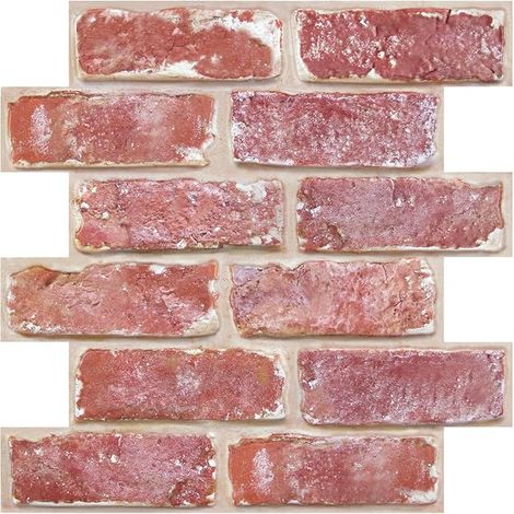 Paneles de pared de piedra con efecto ladrillo 3D autoadhesivos