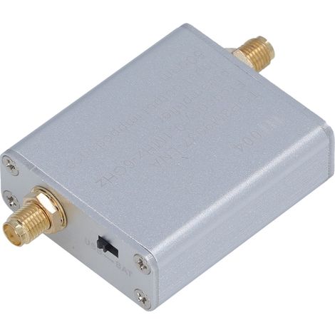 Module de préamplificateur de puissance RF en alliage d'aluminium à faible bruit et à bande complète 100 kHz – 6 GHz, gain de 20 dB (1/5)