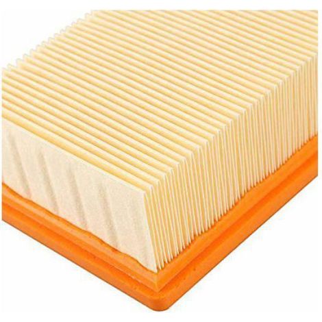 Filtre Aspirateur - Plissé Plat - Pour Aspirateurs Humides Et Secs MV4 MV5 MV6 WD4 WD5 WD6 P Premium - 3 Pièces (1/5)