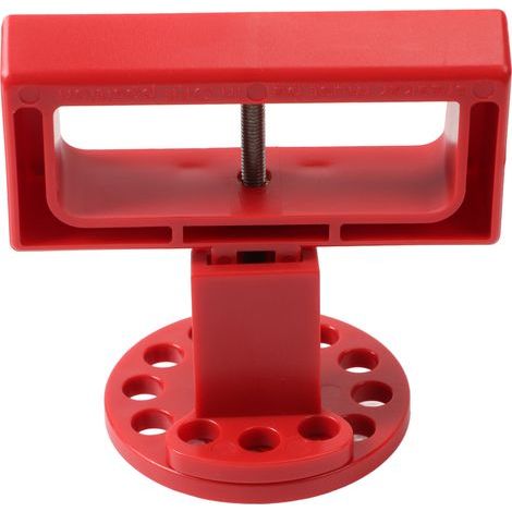 Dispositivo di blocco per interruttore automatico, trifase, involucro in policarbonato resistente al calore, blocco pneumatico LOTO per uso industriale. (1/5)