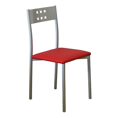 Pack sillas Xara Sillas: 2 Sillas - Color: Asiento Rojo (1/3)