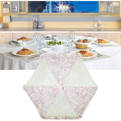 Housse alimentaire pliable, housse anti-mouches pour parapluie, nappe anti-poussière, vert menthe (1/5)