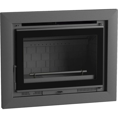 Insertable de Leña de 65 cm con Turbinas FM Modelo IT-165 Cristal Serigrafiado (1/5)