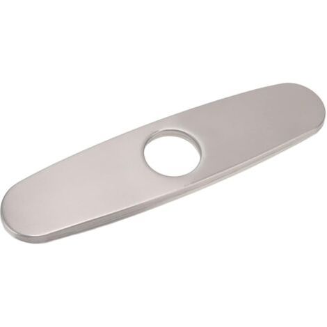 royaluxe-Évier Robinet écussons Plaque de Pont en Acier Inoxydable 304 brossé Plaque Inférieure pour Trou de Robinet de Cuisine Pièces de Rechange (1/5)