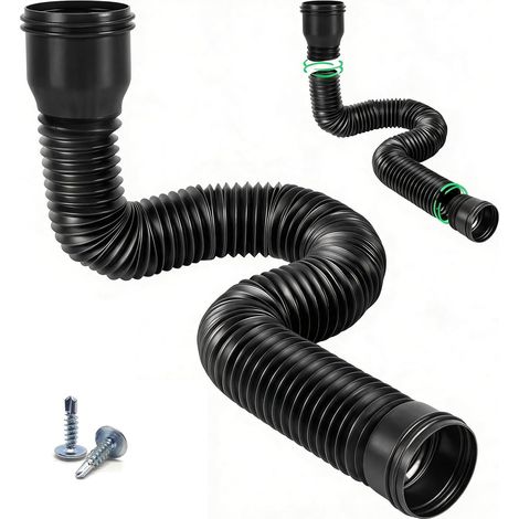 1 Pièce Extension Flexible Rétractable en PE pour Drainage (1/5)