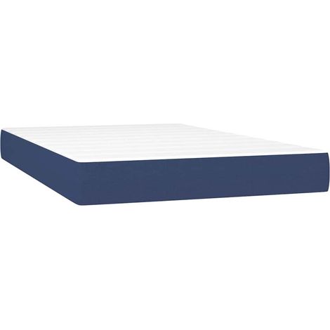 Maison Exclusive - Materasso a Molle Insacchettate Rigidità Media Blu 120x200x20 cm in Tessuto (1/5)