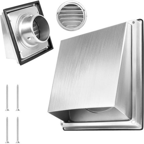 Lüftungsgitter aus Edelstahl für Kamine und Öfen – 150 mm (1/5)