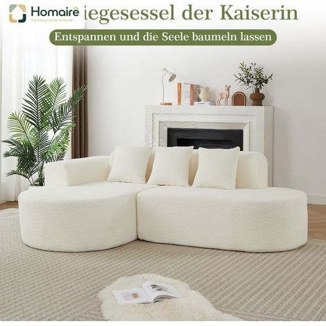 Beiges Kissen für Sofa oder Sessel 40 x 40 cm HOMAIRE (1/5)