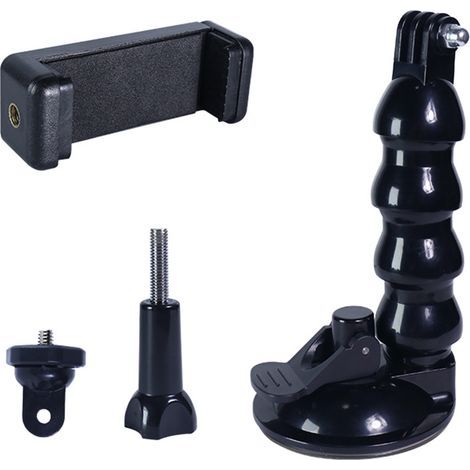 Support ventouse verrouillage pression flexible forte adhérence pare-brise support pour voiture 16cm (1/2)
