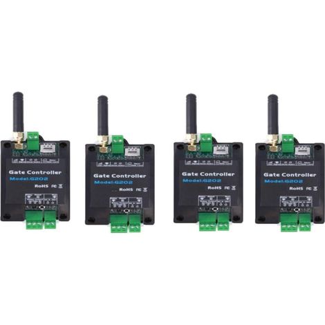 Kit d'ouvre-portes automatiques Contrôle d'accès à distance sans fil Téléphone portable Ouvre-porte à distance Volets de porte de garage Contrôleur WiFi pour accessoires de portail coulissant ( Color (1/5)