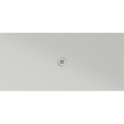 Receveur de douche rectangulaire en céramique 170x80x2cm, cenere mat
