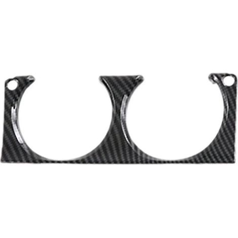Autocollants décoratifs en fibre de carbone pour porte-gobelet de console centrale avant de voiture Sienna 2021--