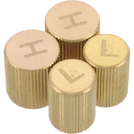 4 Pièces Bouchons de Soupape Basse Pression pour Climatisation Bouchons Anti-poussière pour Ports de Climatisation Étanches pour Orifices de Charge (1/5)