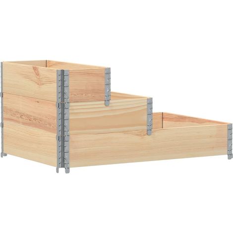 Maison Exclusive - Fioriera Rialzata 3 Livelli 120x80 cm Legno Massello di Pino