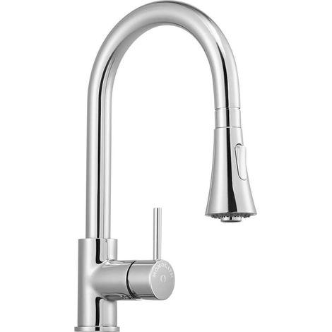 Robinet de lavabo avec douchette extractible, H 370 mm - Stalgast (1/3)