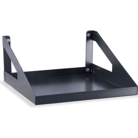 mensola reverisibile fami "piccola" per pannello foro quadro in acciaio antracite 30 cm (1/4)