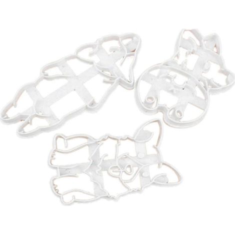 Emporte-pièces en forme de visage d'animal de compagnie - Tampons à biscuits pour les passionnés de pâtisserie, articles de fête et cadeaux. (1/5)