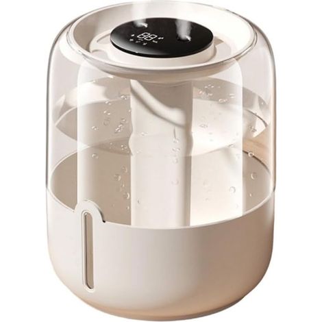 Humidificateur silencieux 6,8 l avec veilleuse et humidité réglable, humidificateur grand volume pour chambre à coucher, bureau et chambre de bébé (affichage numérique) (1/5)