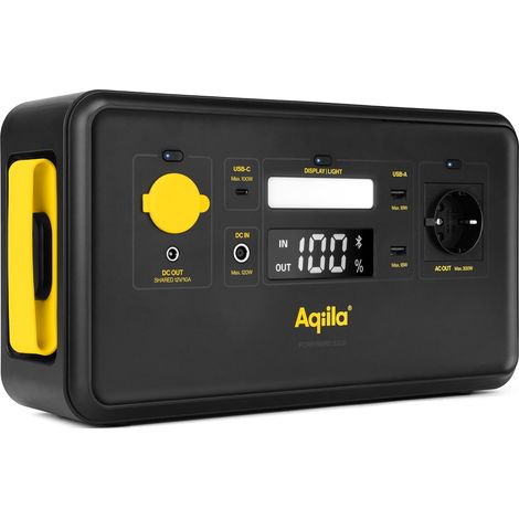 Station Électrique Portable 294Wh-300W Batterie Externe Aqiila