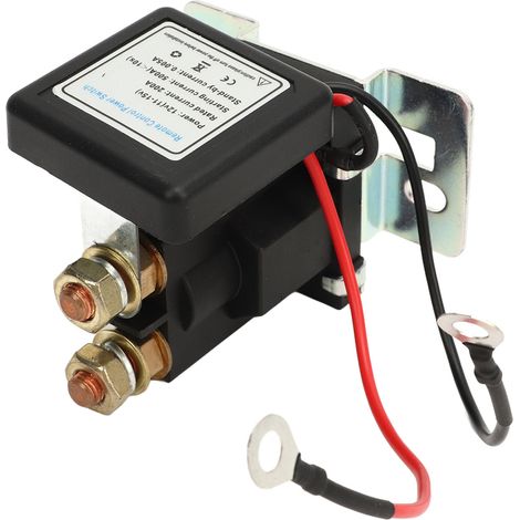 Disjoncteur de batterie de voiture, interrupteur de coupure de batterie principale à courant élevé, avec 2 télécommandes, 12 V (1/5)