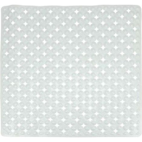 Cleafe - Tappeto Tappetino Bianco Antiscivolo Per Vasca Da Bagno Doccia 52 X 52 Cm 79756 - (1/2)