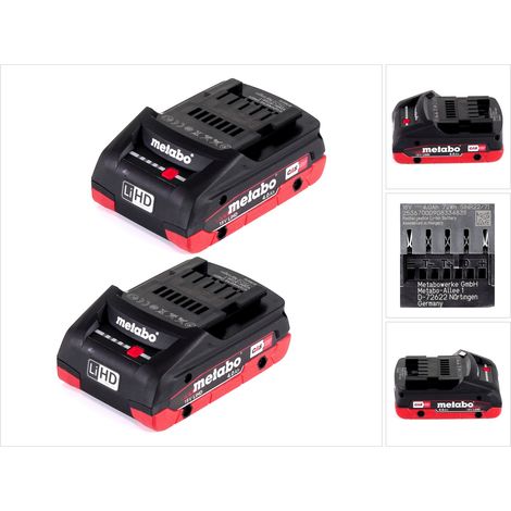 Metabo Akku Set 18V mit 2x Akku LiHD 4,0Ah ( 625367000 ) (1/5)