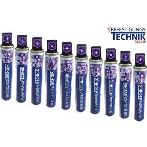 10x Gas Gaskartusche lila Ring 165mm für Tjep GRF 34/100 Excellent Gasnagler"-"EN100864