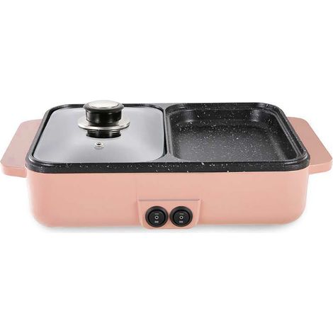 Grill électrique intérieur Mini poêle électrique 220V EU pour maison dortoir, chauffe rapide et nettoyage facile. (1/5)
