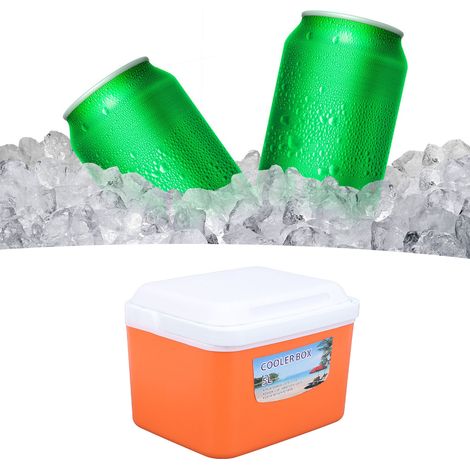 [Nevera portátil] Nevera naranja de 5 litros con gran capacidad de aislamiento para una óptima retención de la temperatura, ideal para viajes y acampadas. (1/5)