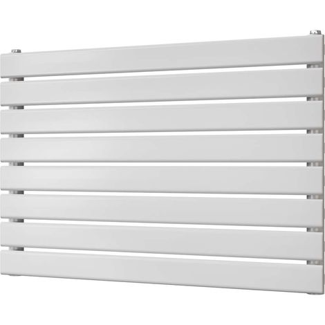 Typhoon Axis - White Horizontal Radiator H544mm x W800mm Single Panel