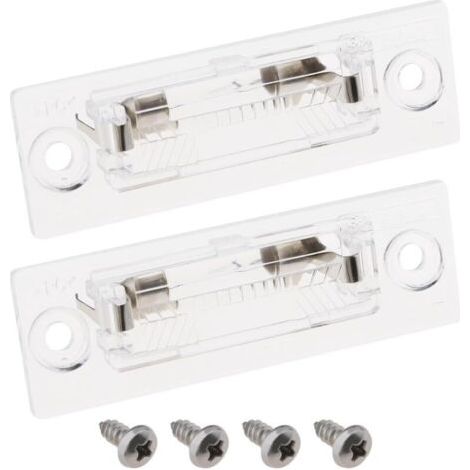 BUNTHAUS PA Deux feux de plaque d'immatriculation à LED 3B5 943 021 A/B/D / 3B5 998 026 A / 3BD 943 021 / 1KD 943 021, compatibles avec Passat, Caddy et Transporter. (1/4)