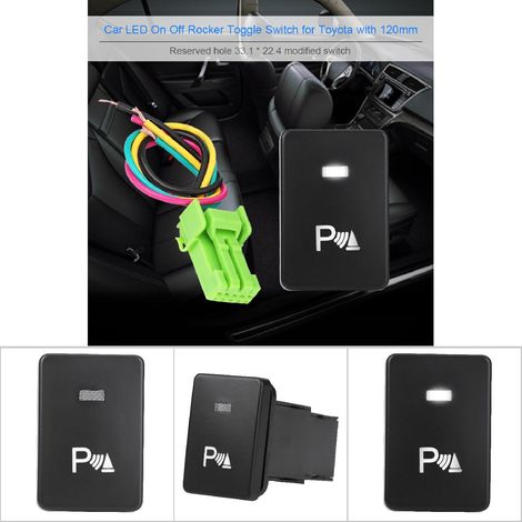 LED-Ein/Aus-Wippschalter für Toyota Camry, Yaris, Highlander, Prius, Corolla Parkleuchten (1/5)