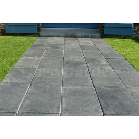 Schieferpflaster Patina 50 cm - Pack 16 Stück - 2 m²