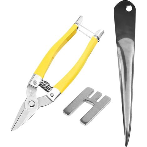 Rattan Lever Tool Yellow Scissors Tip 3.0MM Repair Kit for Basket Repair Outdoor Furniture (1/5)