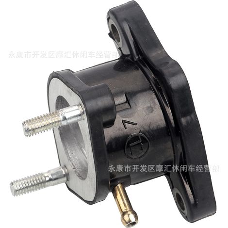 Accessoires pour motos tout-terrain (VTT) : collecteur d'admission et durite avec valve pour carburateur CG 125/250 cm³ (1/4)