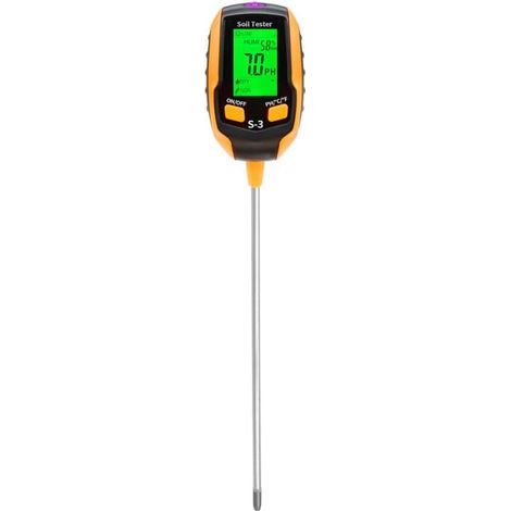 Tester per terreno 4 in 1, misuratore di umidità delle piante con indicazione di umidità/pH/luce del terreno/pianta/pianta.