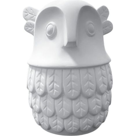 Applique gesso lampadari bartalini owl gu10 led verniciabile moderno monoemissione