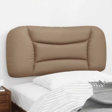 Kopfteil-Kissen "Hvar" Cappuccino-Braun 80 cm Kunstleder