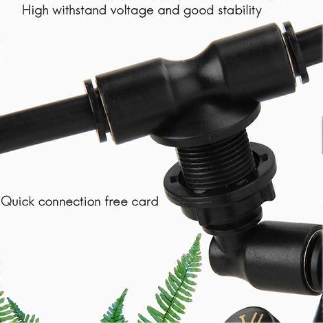 3X MIUS Pulvérisateur Atomiseur pour Reptiles Réservoir Forêt Tropicale Système de Refroidissement pour Animaux de Compagnie d'Aquarium Réglable à 360°, A (1/4)