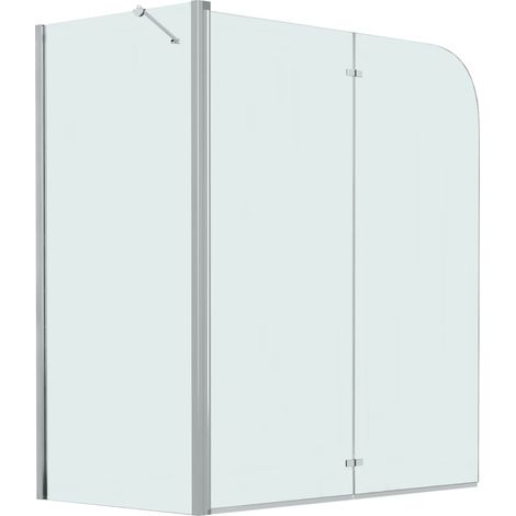 Maison Exclusive - Box Doccia Pieghevole a Libro in ESG 120x68x130 cm