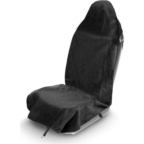 Universelle Autositzbezüge für die Vordersitze – Weiches, rutschfestes Fleece-Kissen für Fahrer- und Beifahrersitz (Stoff)