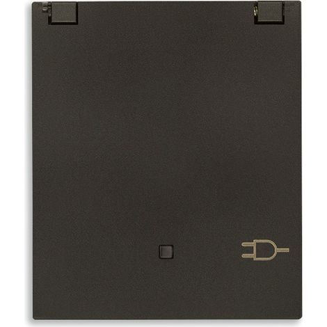 VIMAR - 30208.CG Presa SICURY 2P+T 16A DE + coper. nero