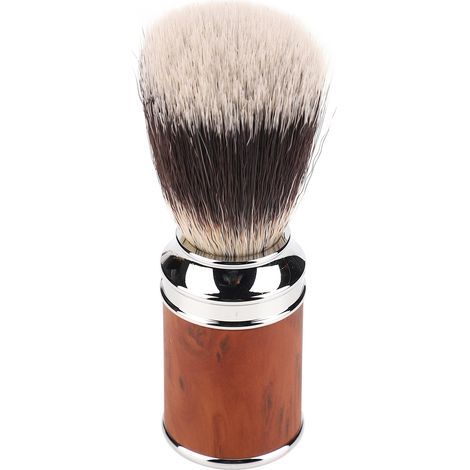 Pinceau de rasage professionnel pour homme, en nylon doux, outil de rasage et de soin du visage pour une utilisation à domicile ou en salon de coiffure. (1/5)