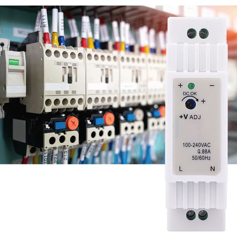 Alimentation à découpage sur rail DIN DR-15-12, sortie unique, 12 V, 1,25 A, 15 WDR-15-12 (1/5)