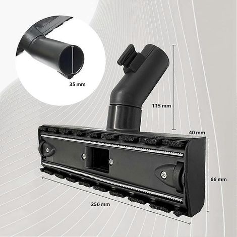 Boquilla de suelo de repuesto para Karcher WD2 Plus WD3 S WD4 WD5 WD6 MV3 MV4 MV5 MV6 SE4001 Boquilla de succión en seco y húmedo ( (1/4)