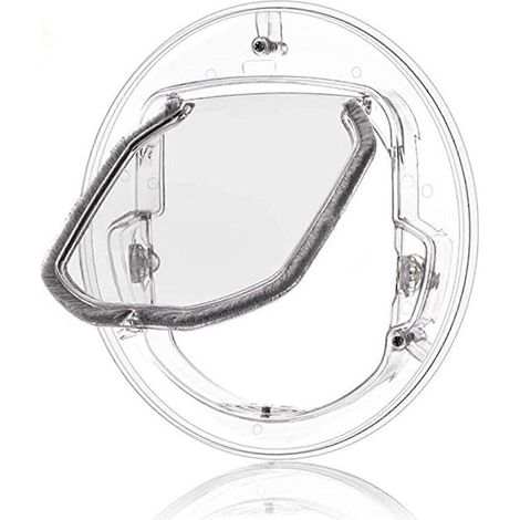Porte pour Chat avec 4 Systèmes de Verrouillage, Résistante aux UV, Installation Facile (1/4)