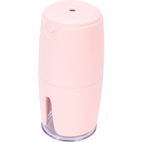 Humidificateur USB grande capacité, silencieux et compact, atomiseur d'aromathérapie pour voiture, bureau, chambre ou bureau (rose) (1/5)