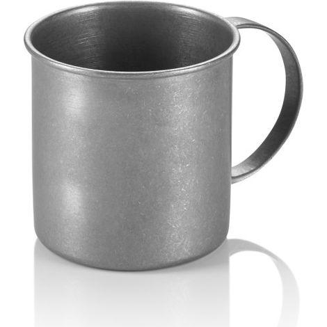 Gobelet Moscow Mule 0,45 ltr Ø 9 cm H 9 cm vintage inox PVD lot de 2 - Was Germany (1/2)