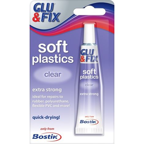 Bostik Soft Plastics Clear Adhesive, 20ml Tube (Model: 30803650) (1/5)
